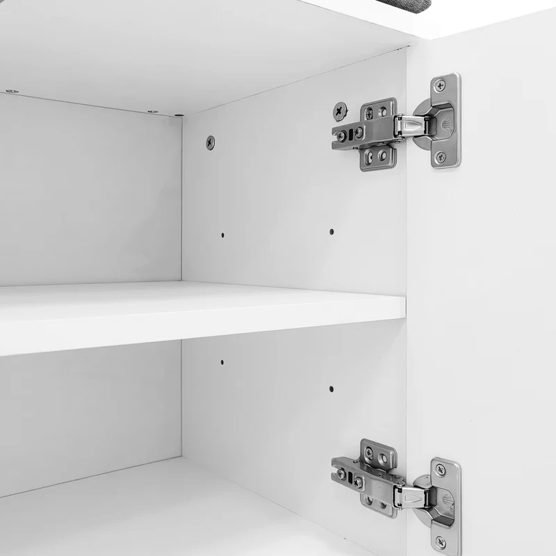 Vestiaires à l'entrée et meuble à chaussures avec banc et coussins, 2 tiroirs et 4 portes SCROCON