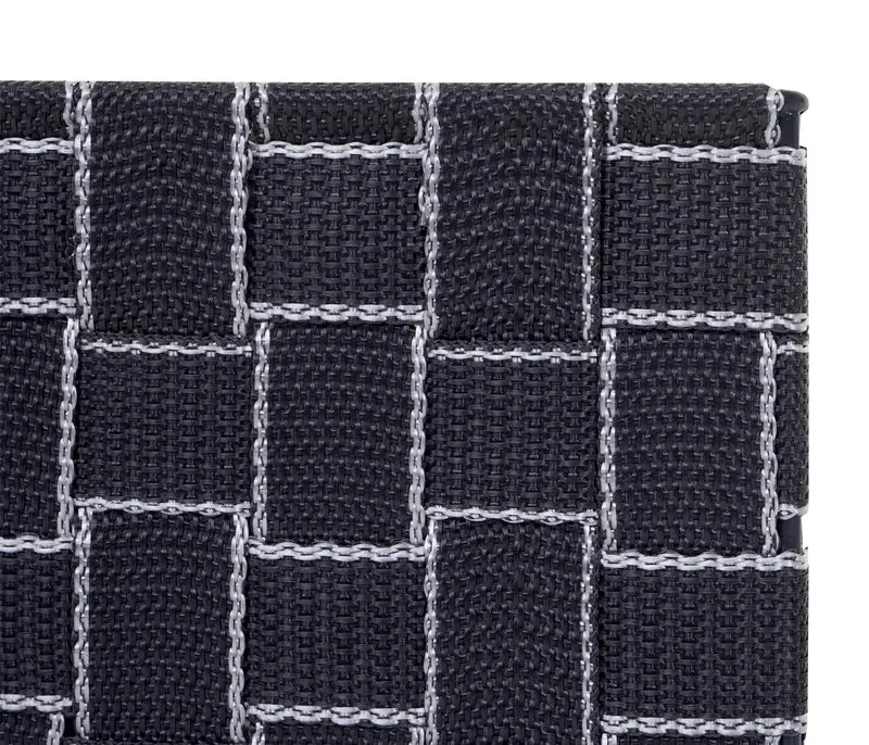 Panier de stockage panier décoration rangement accessoires salle de bain maquillage 12x19x19cm gris foncé 04_0003767