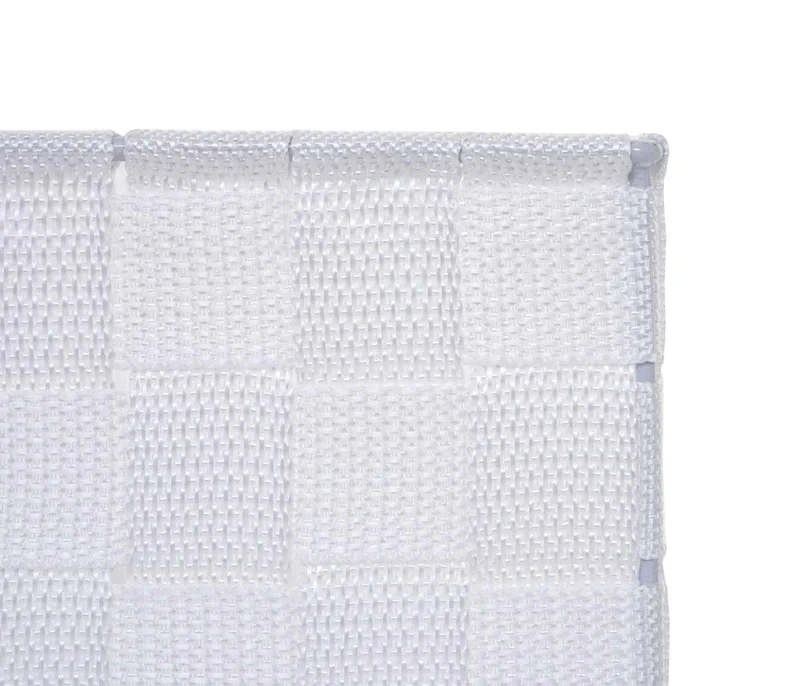 Panier de stockage panier décoration rangement accessoires salle de bain maquillage 12x19x19cm blanc 04_0003766
