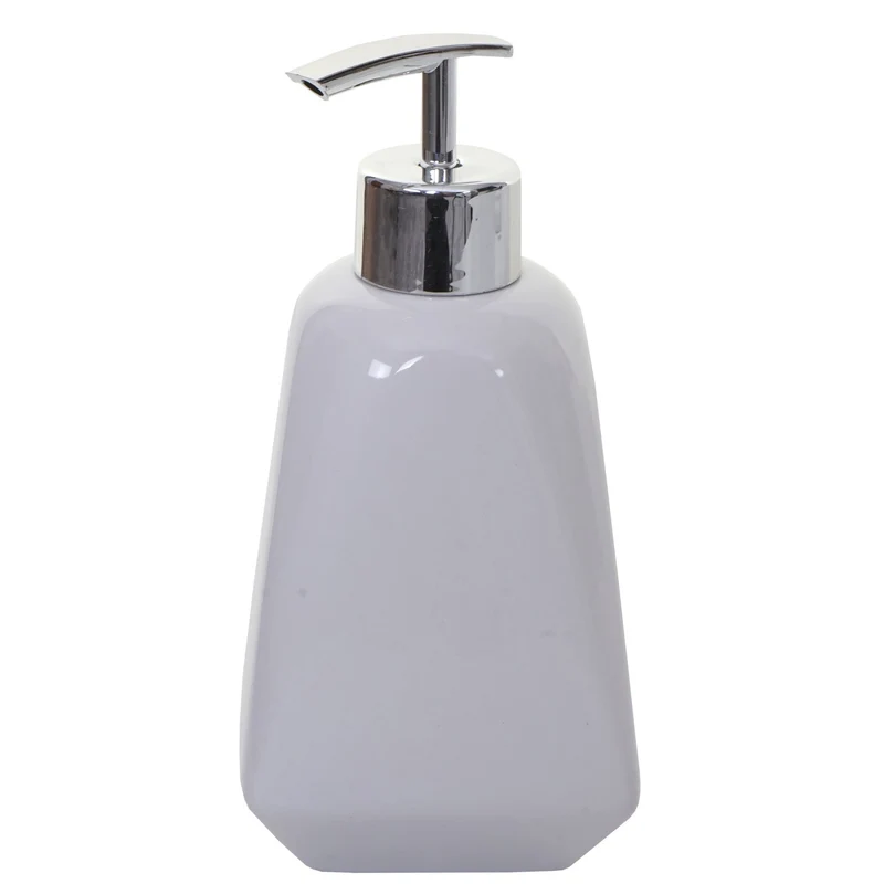 Ensemble d'accessoires de salle de bain 5 pièces porte-brosse WC porte-brosse à dents en céramique blanc 04_0004839