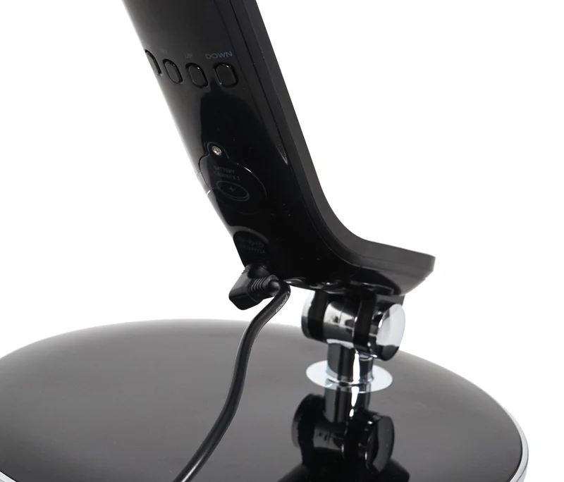 Lampe de chevet table bureau Lampe de bureau avec réveil horloge numérique avec fonction d'alarme 04_0005418