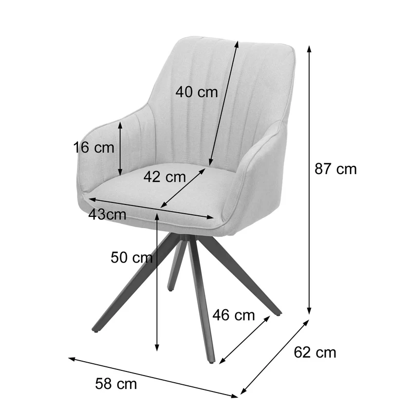 Chaise de salle à manger fauteuil de bureau en tissu rose en acier design rétro 04_0002279