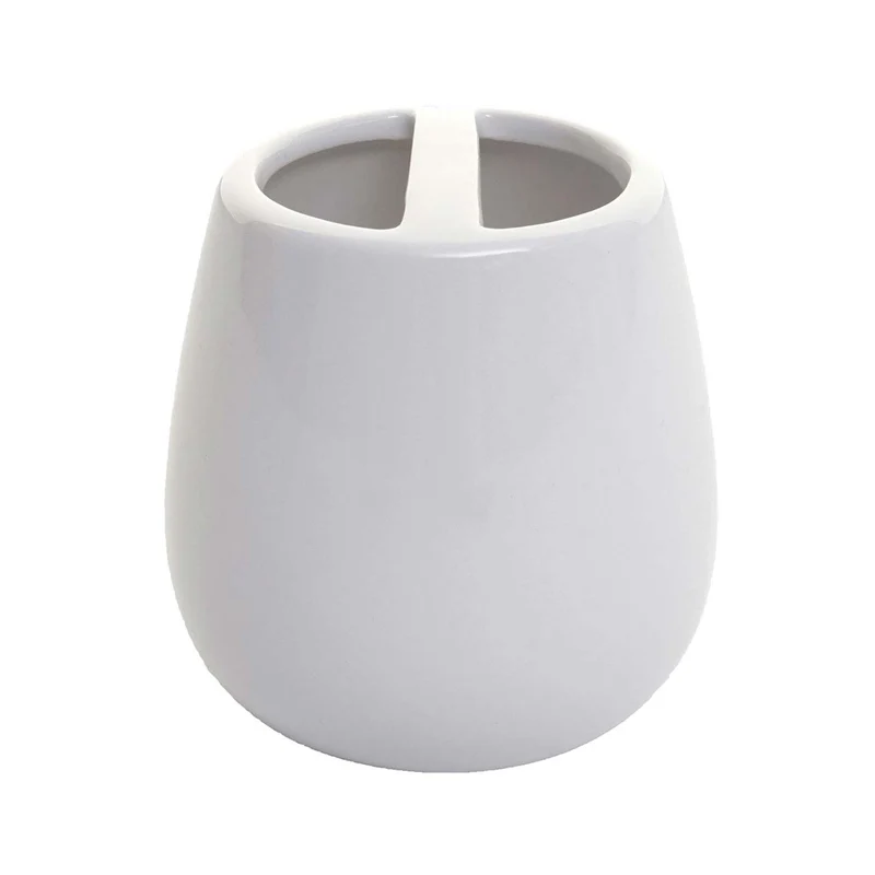 Set de 5 accessoires de salle de bain en céramique pour salle de bain blanc 04_0003582