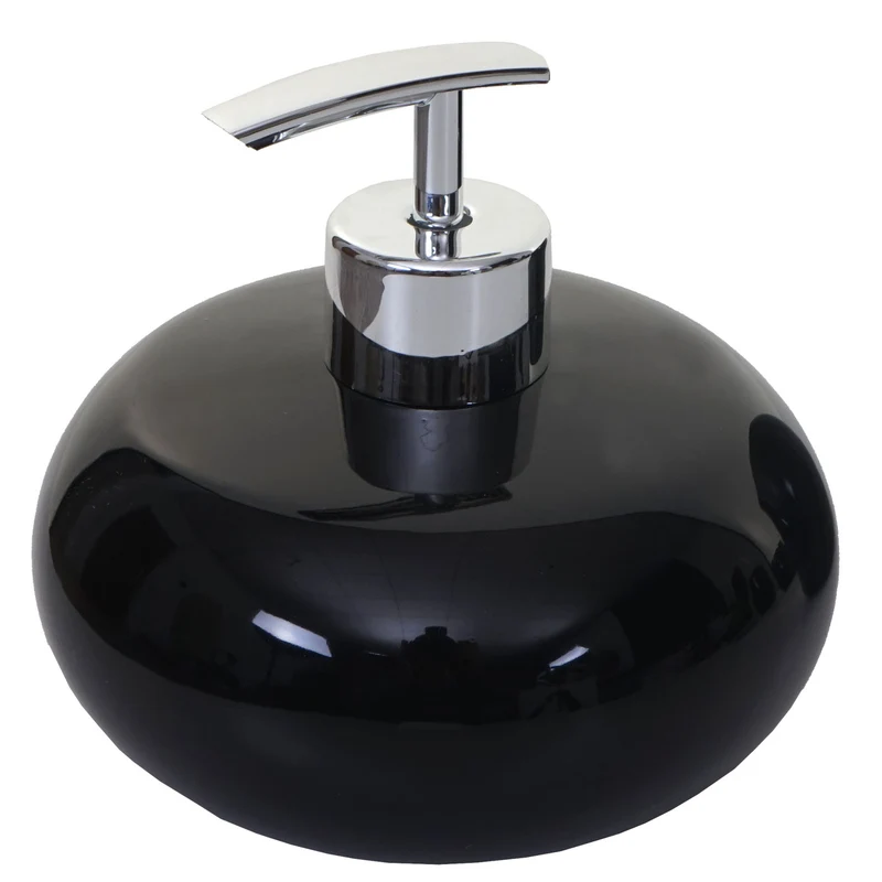 Set de 5 accessoires de salle de bain en céramique pour salle de bain noir 04_0004841