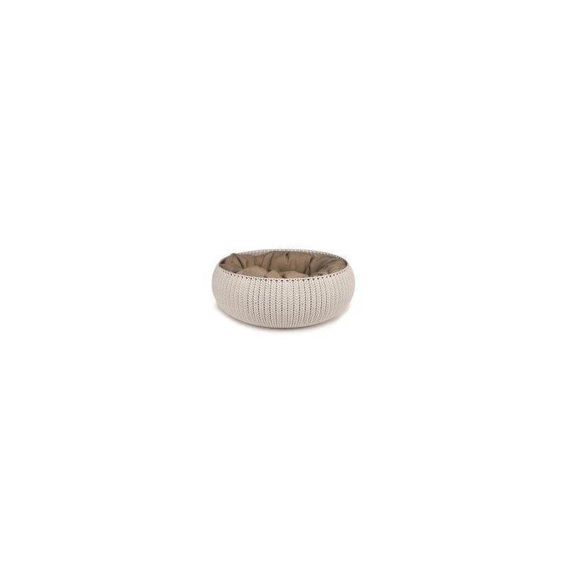 Niche douillette pour animaux de compagnie 50x22 cm Beige