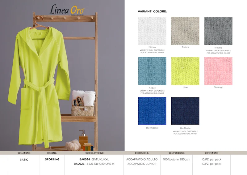 Peignoir Sporting LimeTaille M