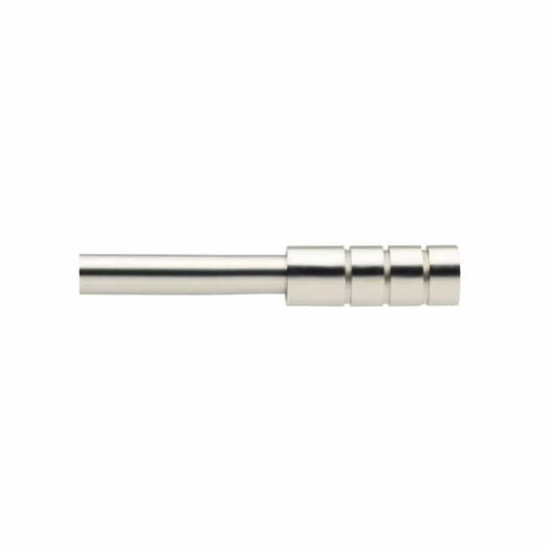 Tringle à rideau en fer extensible 160 - 300 cm en acier inoxydable satiné