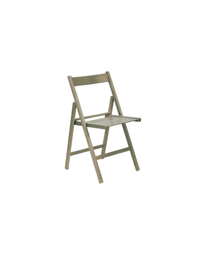 Chaise de brasserie gris tourterelle
