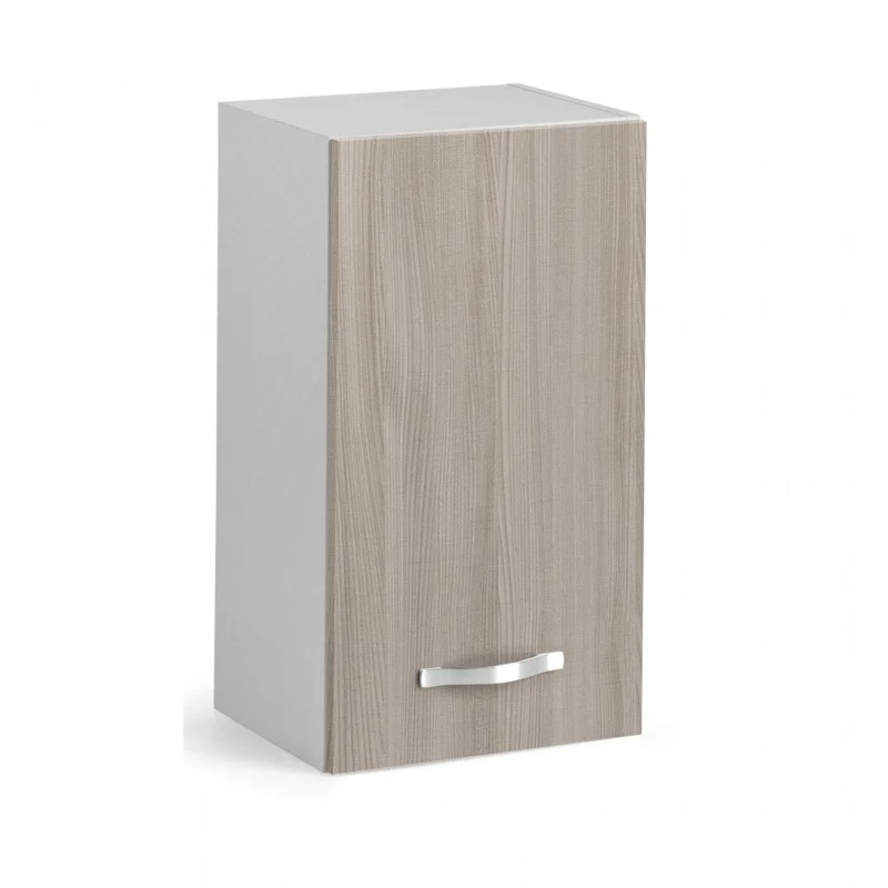 Meuble Haut de Cuisine Modulaire Blanc avec 1 Porte Orme 40x32xH 72
