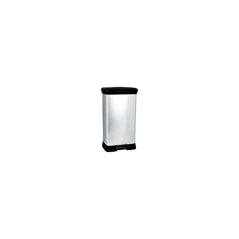 Curver Deco Poubelle Rectangulaire À Pédale 50 Lt Keter