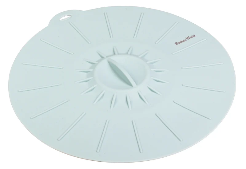 Couvercle Silicone Diam. 20 Cm Bleu Clair