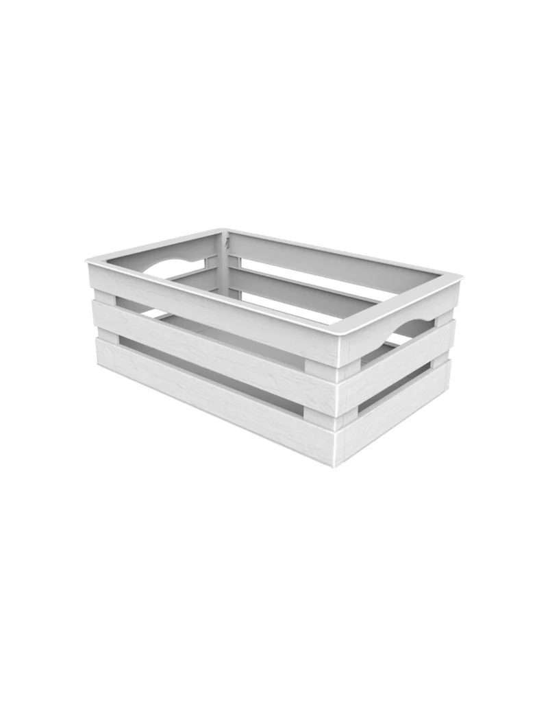 Tina Box avec couvercle crème élégant et fonctionnel.