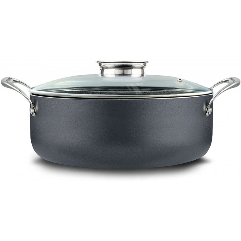 Casserole ovale en verre Invictum Professional 32x26 cm