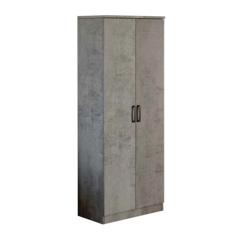 Armoire polyvalente Gabriella h.182x71x38 cm béton