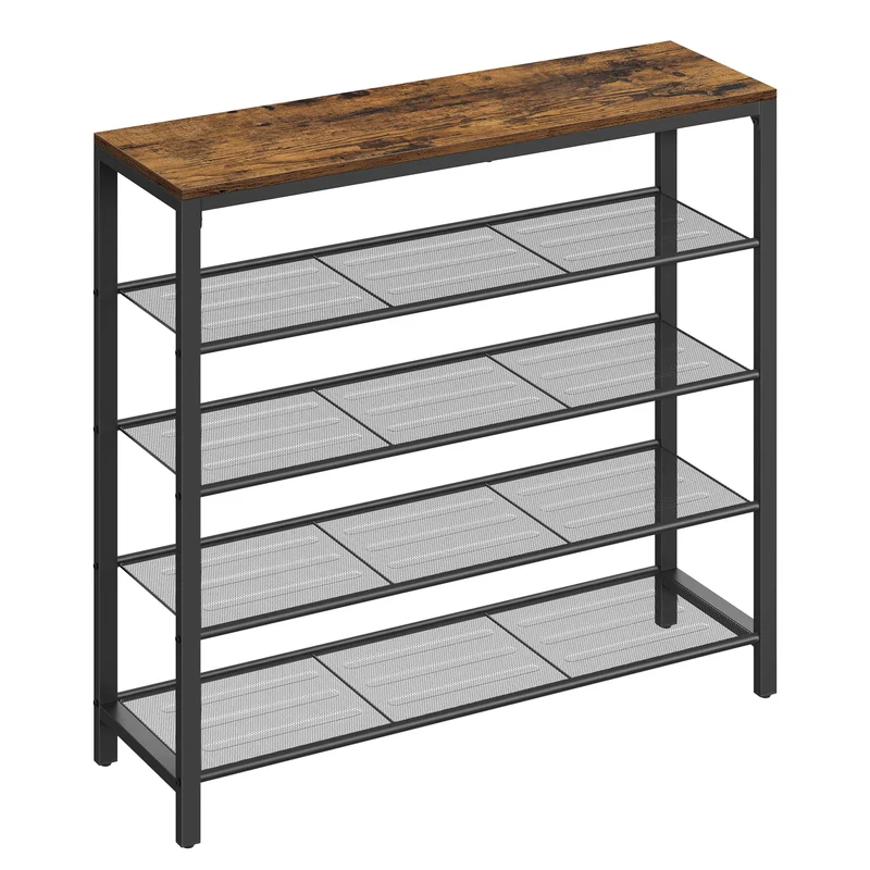 Étagère moderne 4 niveaux 100 x 30 x 92,5 cm