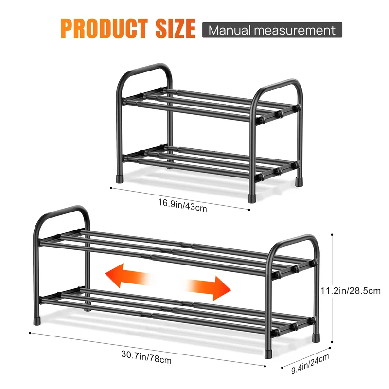 Range-chaussures extensible métal 2/3/4 niveaux