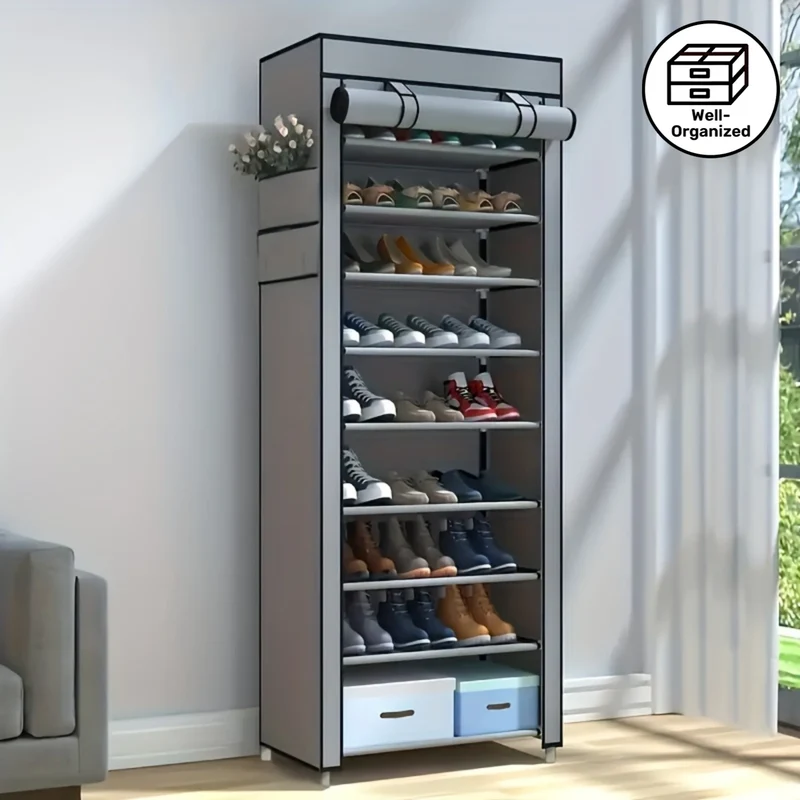 Range-chaussures vertical 10 niveaux