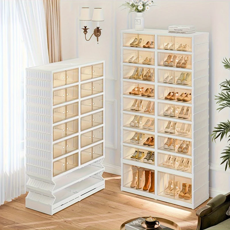 Boîte à chaussures compartimentée modulable