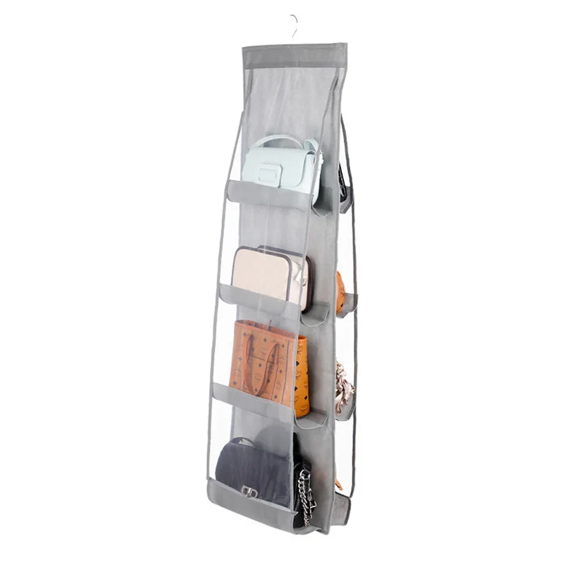 Sac de rangement suspendu transparent pour chaussures et sacs