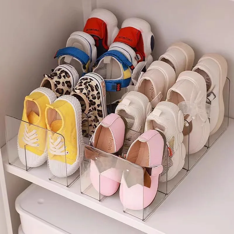 Boîte sneakers transparente empilable