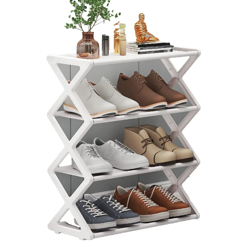 Range-chaussures pliable 3 niveaux compact
