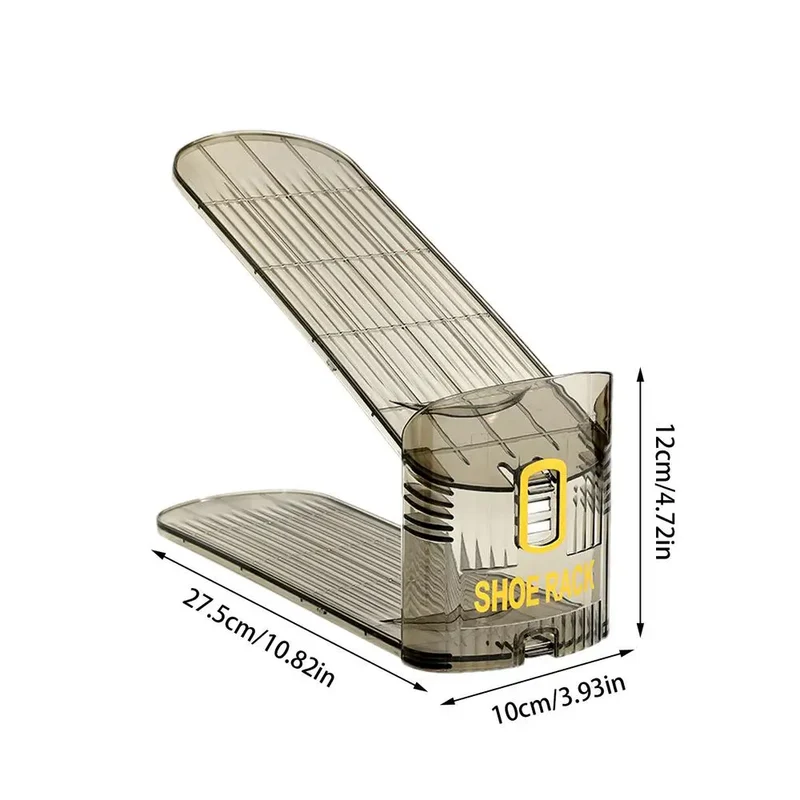 Support à chaussures ajustable transparent