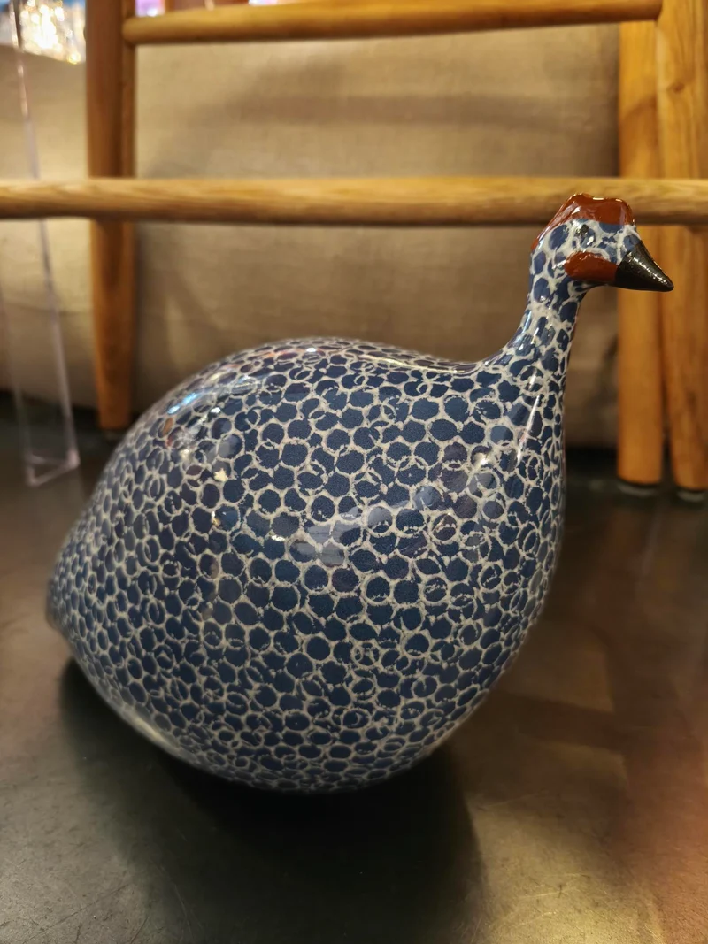 Pintade en céramique de Lussan - moyen modèle