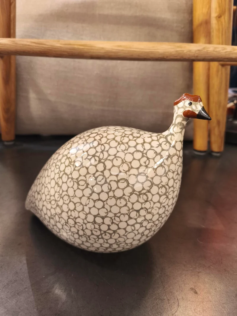 Pintade en céramique de Lussan - petit modèle