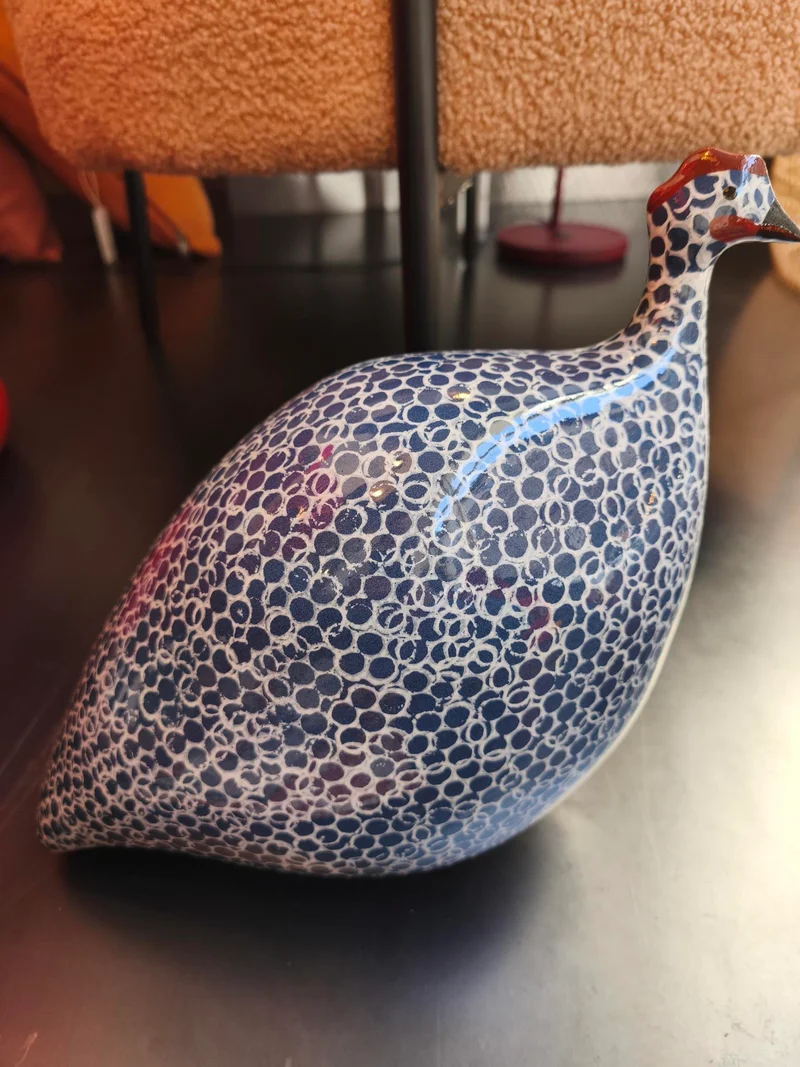 Pintade en céramique de Lussan - grand modèle