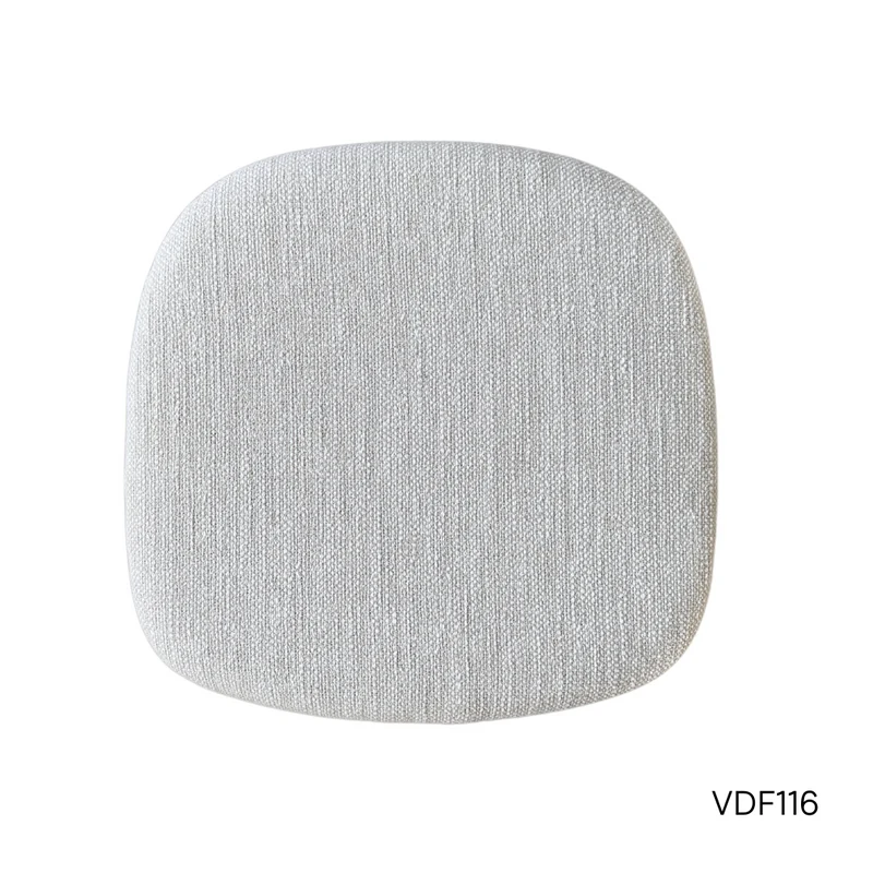 Banc à coussins Daro - 250 cm - couleur noyer foncé - assise en tissu tissé spotted sandstone