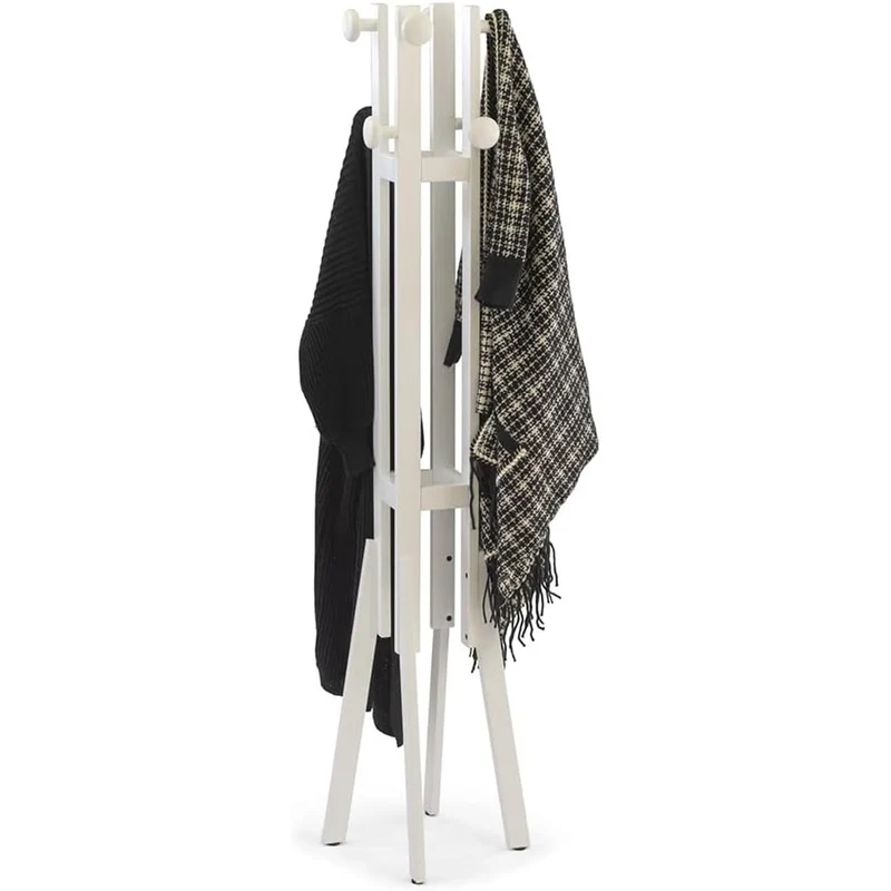 ARIT - Porte-manteau ALBA arbre en bois - finition blanche « Ar-It le cœur du bois »