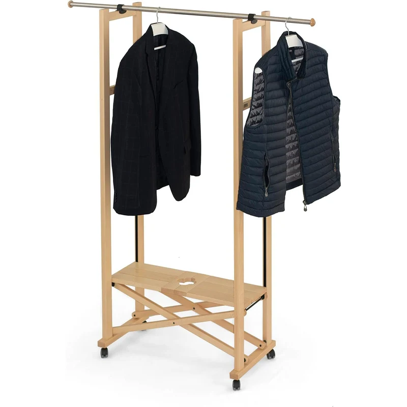 ARIT - Portant ELIOS Pliable Nature, Bois, 37 x 140 x 168 cm