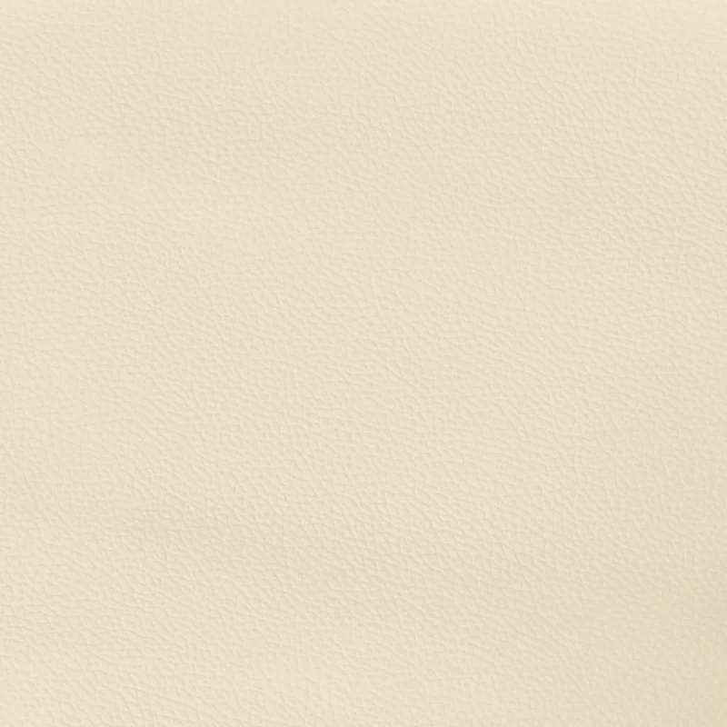 Sommier à lattes sur pieds cadre de lit 200x200 cm synthétique crème TDL0207255