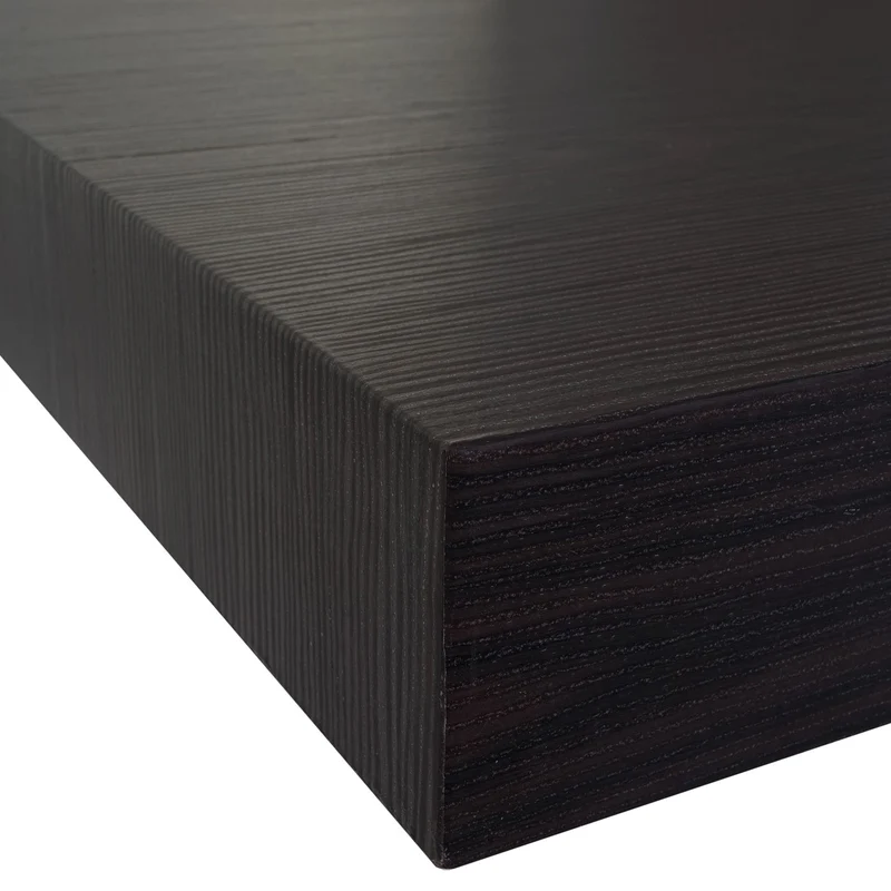 Table basse 40x110x60 cm pieds en métal et bois de peuplier foncé placage wengé avec structure 04_0008478