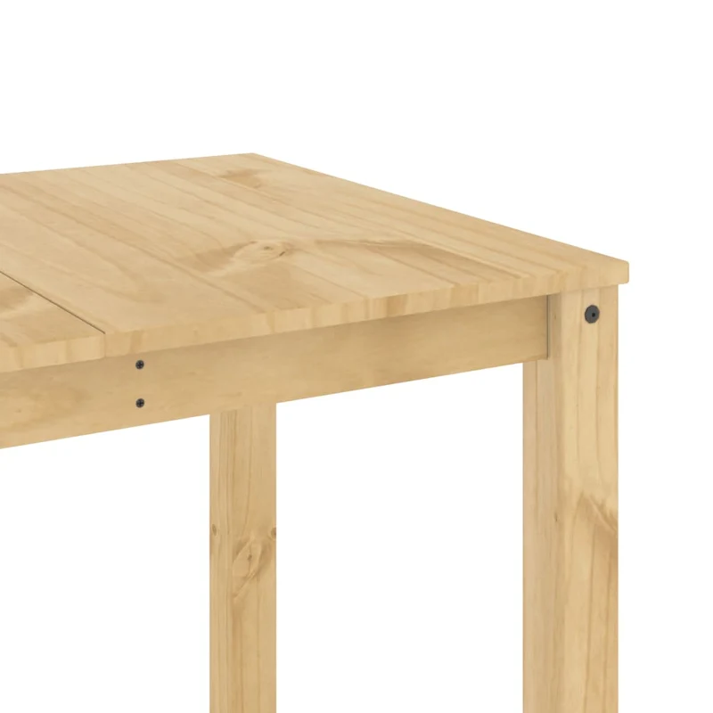 Table de salle à manger cuisine design simple 160 x 80 x 75 cm bois massif de pin couleur chêne DEC036898