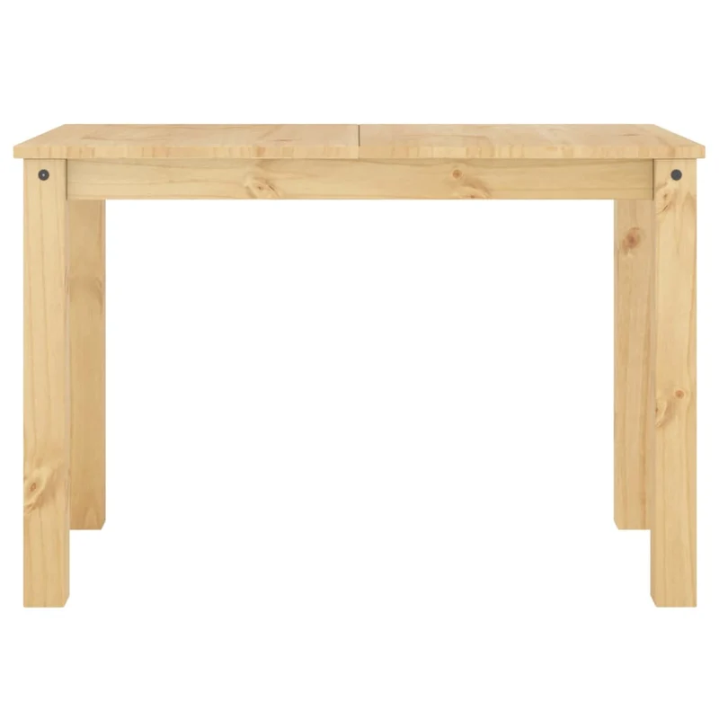 Table de salle à manger cuisine design moderne 117 x 60 x 75 cm bois massif de pin couleur chêne DEC036897