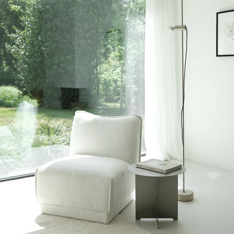 Salontafel Golbey D45 H41 - Acier inoxydable