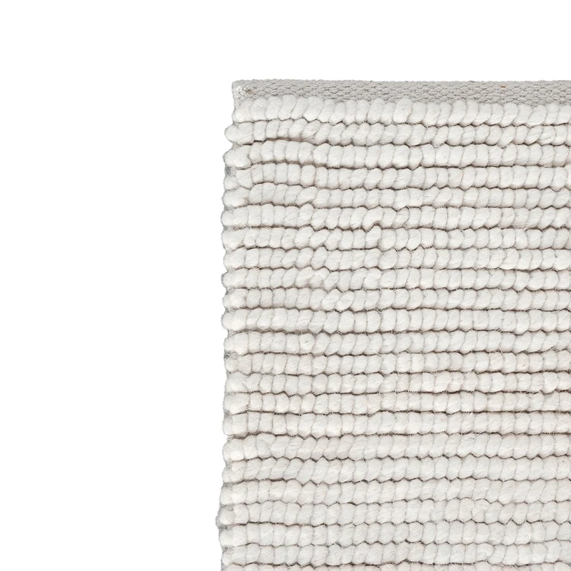 Tapis - Mini Loop - Tissé à la main - Blanc