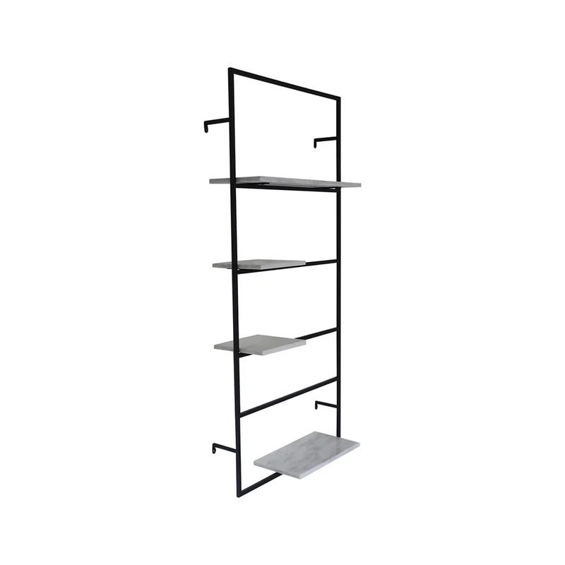 Étagère Murale Vivian - Marbre Blanc - 160 cm