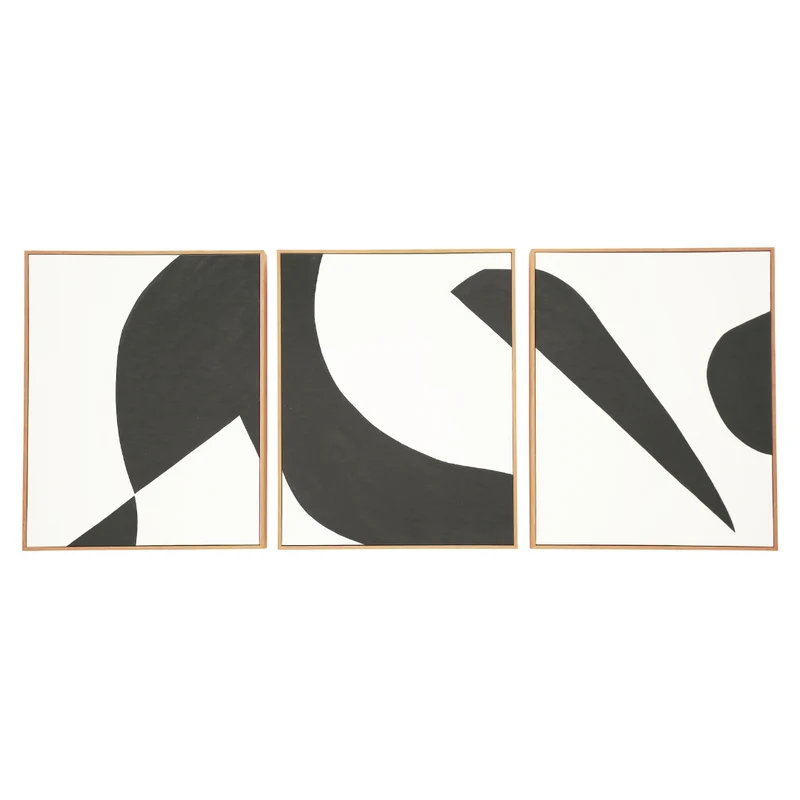 Oeuvre d'art Vegas - 80x60cm (ensemble de 3)