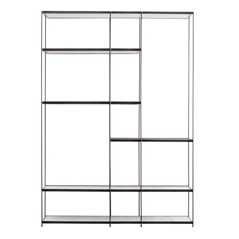Étagère Murale en Marbre - Berlin - Marbre Blanc - 215 cm