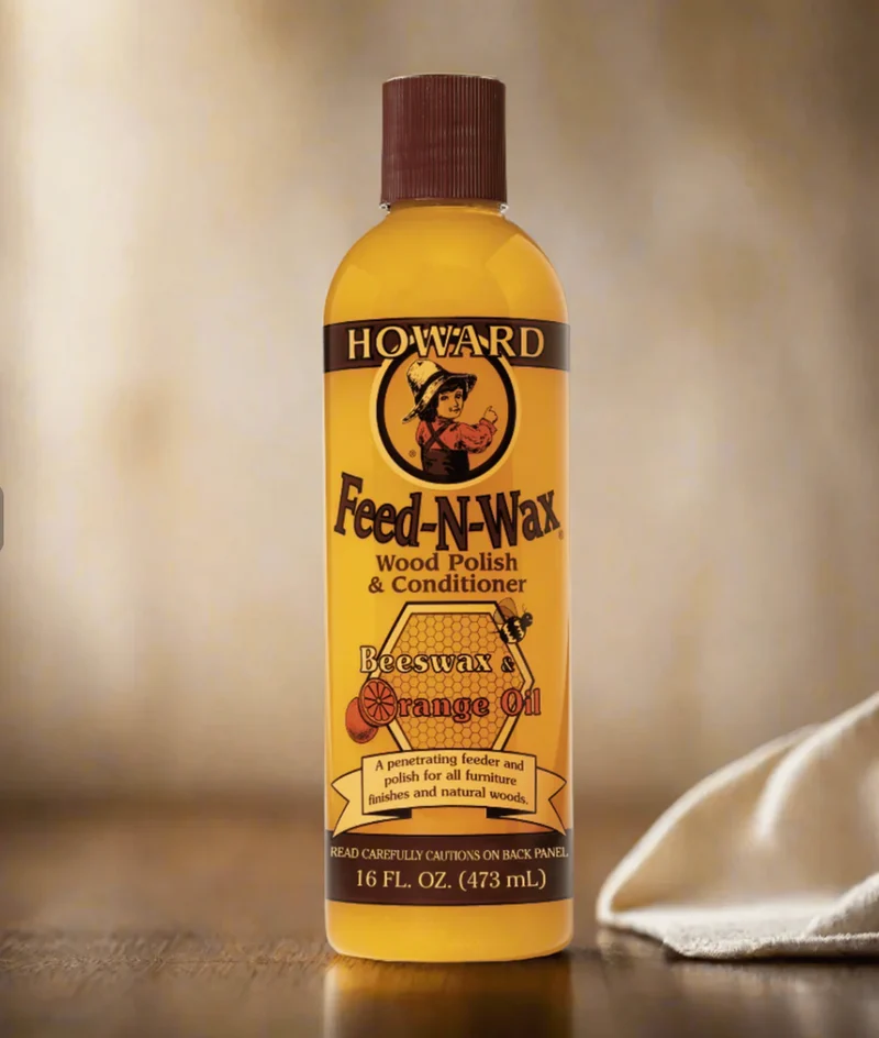 Howard Feed-N-Wax 16oz Wood Polish & Conditioner | Premium Wood Care