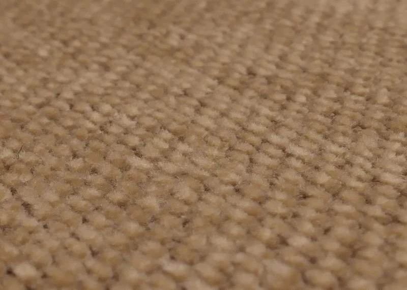 Banquette d’angle banquette de salle à manger jusqu’à 5 personnes assise rembourrée tissu chenille marron clair et fer 04_0009178