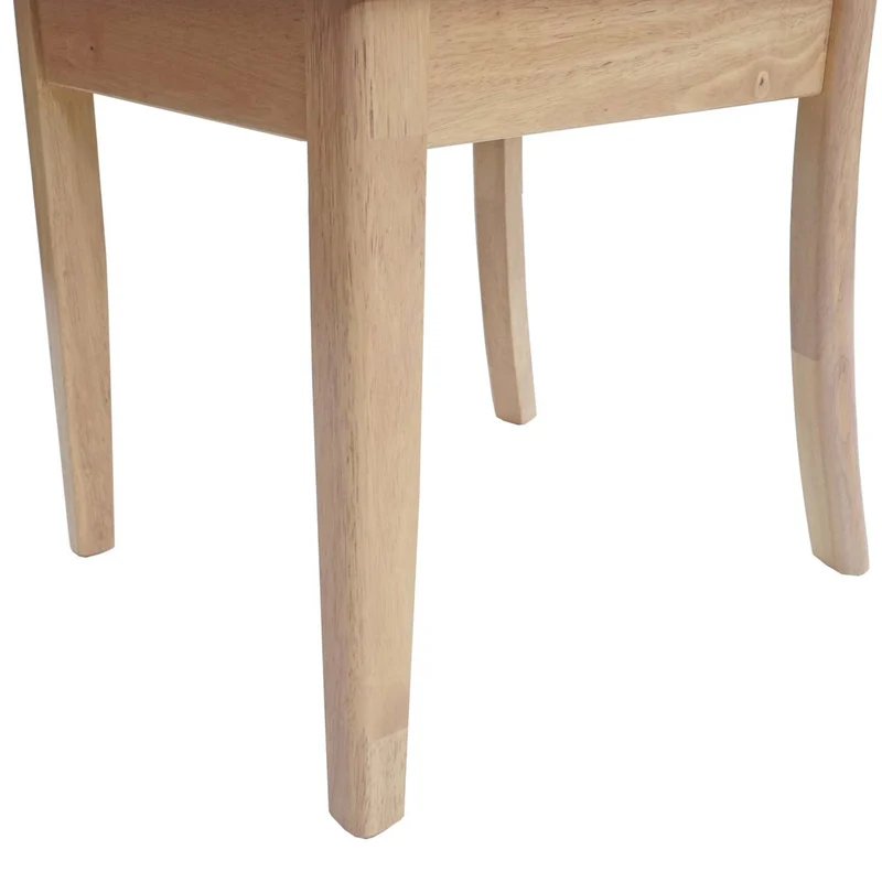 Lot de 6 chaises de salle à manger dossier haut assise rembourrée et protections de sol tissu noir et bois massif 04_0009068