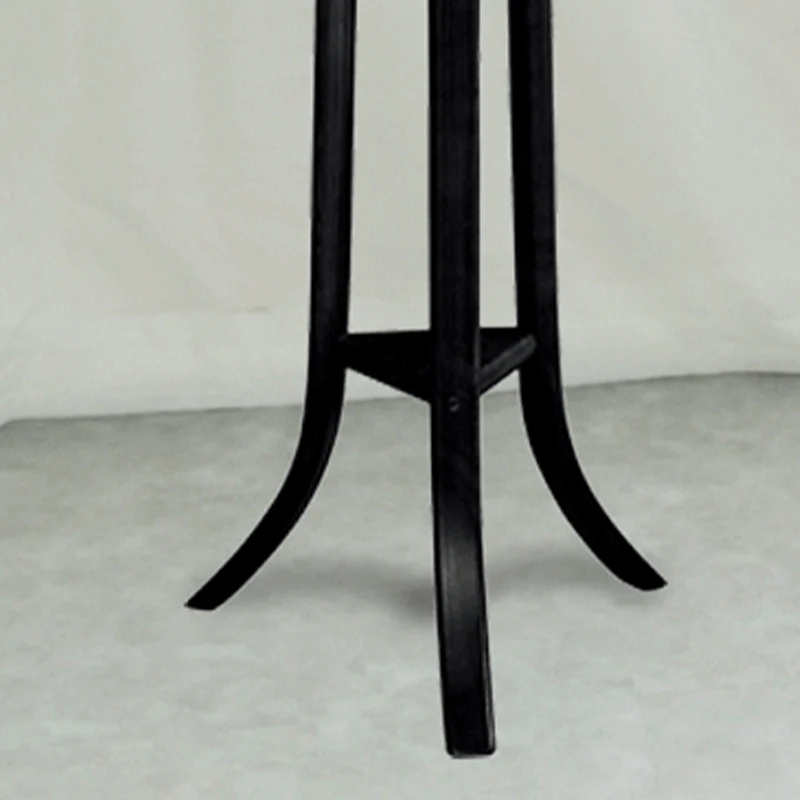 Elegant Vintage Ash Wood Coat Rack: Curved Branch-Style Hooks - Tripod Freestanding Sculptural Bentwood Hall Tree For Entryway