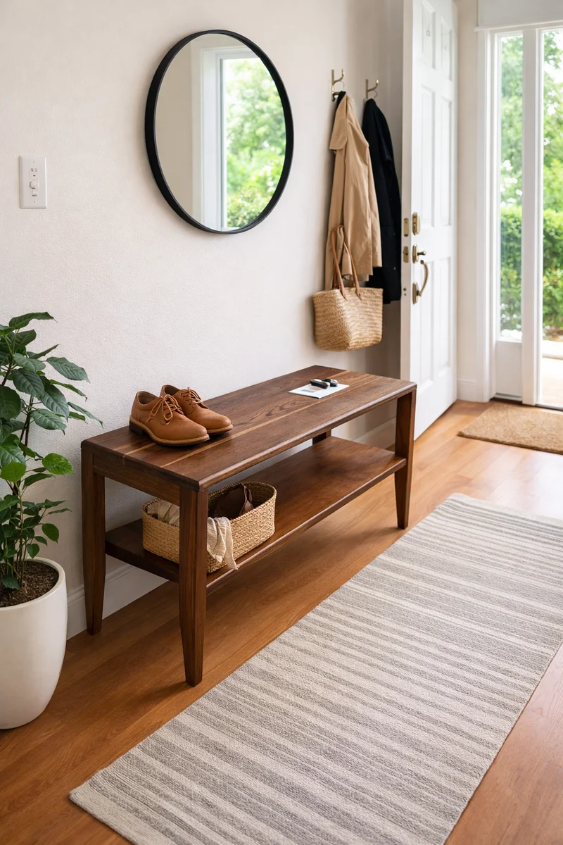 The Quebec Entryway Bench