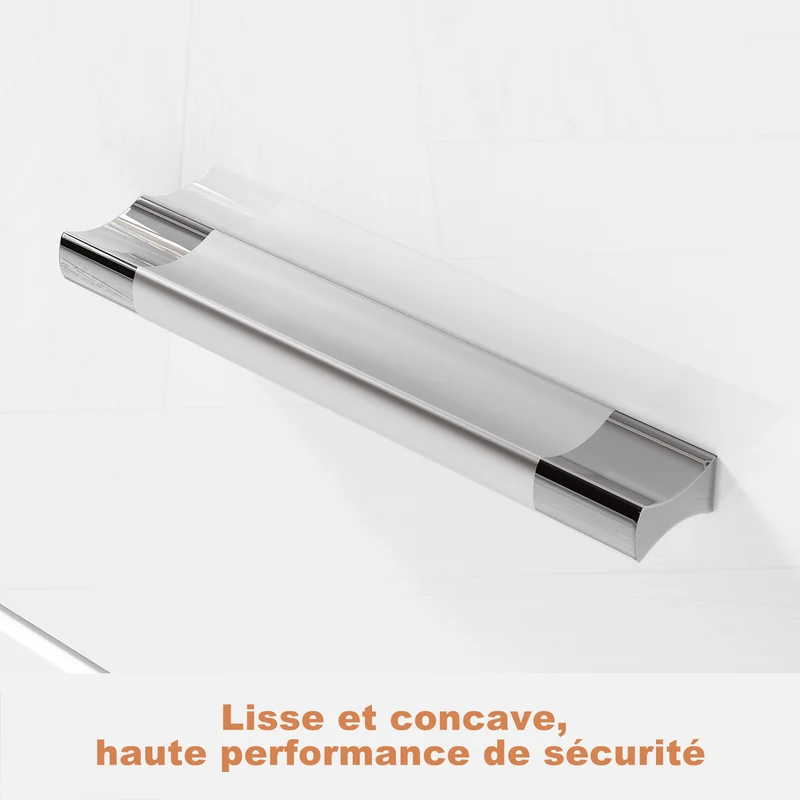 Table basse avec tiroirs de rangement et éclairage LED réglable Disponible en 12 couleurs Blanc 55 x 100 x 40 cm