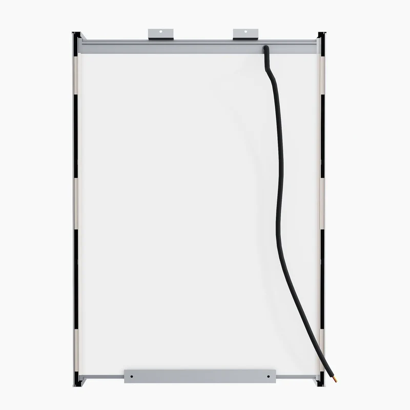 SIRHONA Armoire de salle de bain LED avec éclairage 50 × 70 cm En aluminium anti-buée Charnière sans fil Avec miroir et prise IP44 Waterciht