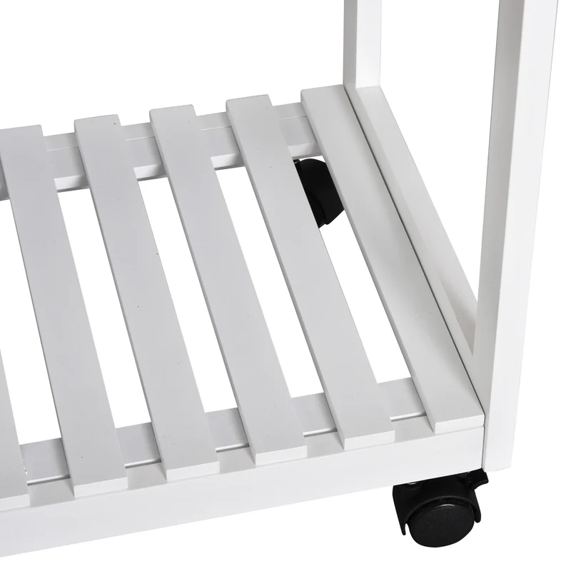 Ensemble table de bar pliable avec 2 tabourets 83.5 x 74 x 83 cm gain de place modulable contemporain cosy en MDF blanc 21_0000988