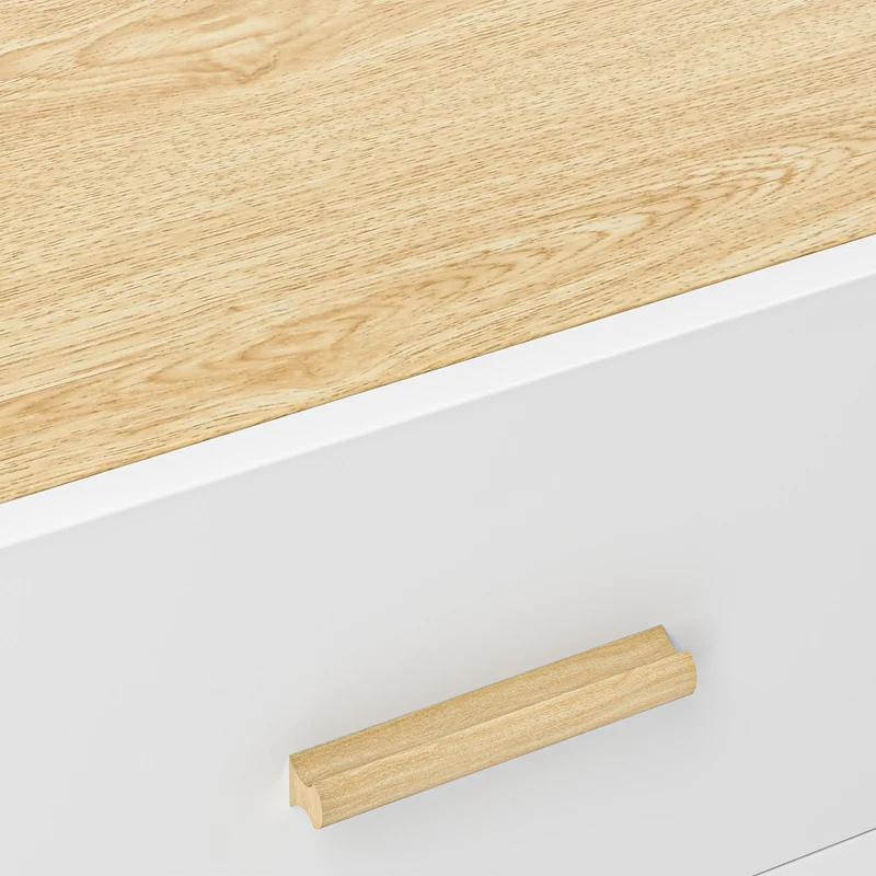Table de chevet compacte 40 x 40 x 50 cm rangement 2 tiroirs grand plateau pratique style moderne épuré en MDF chêne 21_0001625